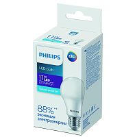 Лампа светодиодная Ecohome LED Bulb 11Вт E27 6500К 1PF | Код. 929002299867 | Philips